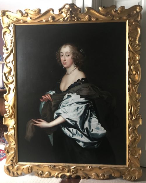 Portrait of Lady Penelope Herbert C.1640; Studio or Circle of Van Dyck.
