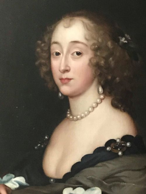 fig 1. Portrait of Lady Penelope Herbert c.1640; Studio or Circle of van Dyck.