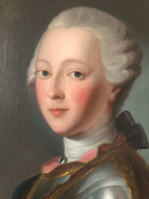 fig 2. Portrait of Louis-Jean-Marie de Bourbon, Duc de Penthièvre c.1745; Circle of Maurice de la Tour.
