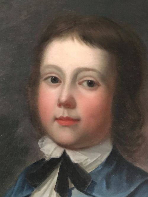 fig 2. Portrait of a Boy and his Dog c.1750; Circle of Bartholomew Dandridge
