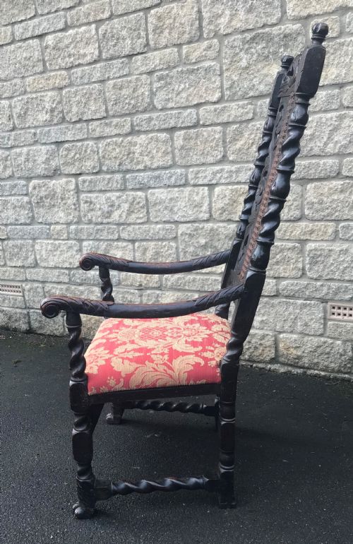 fig 1. James II armchair c.1685.