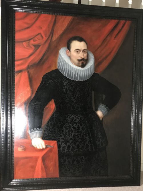 Portrait of a Diamond Merchant C.1620; Studio or Circle of Cornelis Van Der Voort.