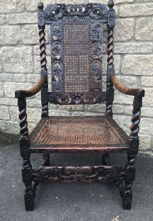fig 1. James II armchair c.1685.