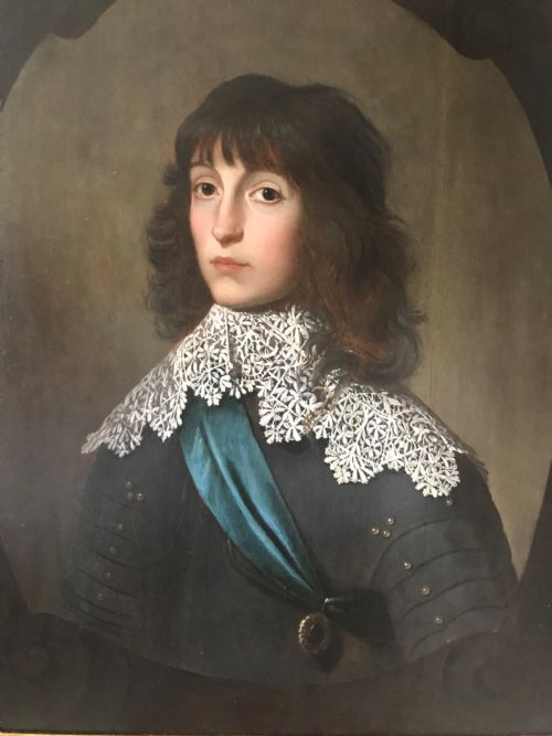 fig 1. Portrait of Charles Louis (Karl Ludwig), Prince Palatine c.1635; Studio of Gerrit van Honthorst.