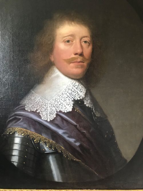 fig 1. Portrait of Captain Henry Withypoll, 1637; Studio of van Honthorst.