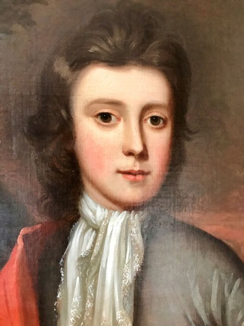 fig 2. Portrait of a Boy and his Parrot c.1700; Attributed to Edward Byng.