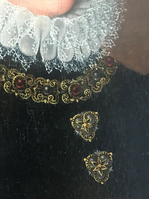 fig 3. Portrait of a Noblewoman, Possibly Mary, Queen of Scots; Manner of Francois Clouet.