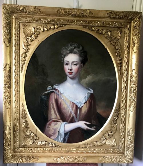 Portrait of a Girl C.1700, by Robert Byng.