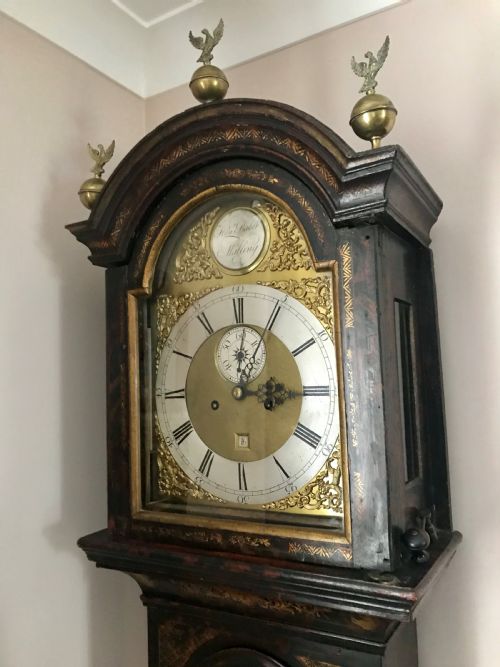 fig 1. Eight day longcase clock c.1770, by Henry Baker of Malling.