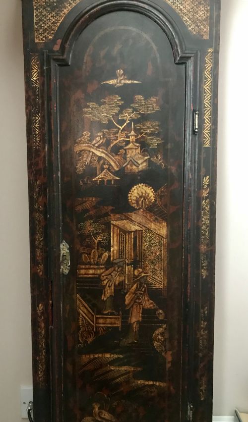fig 3. Eight day longcase clock c.1770, by Henry Baker of Malling.