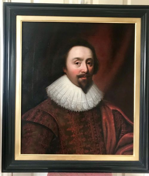 Portrait of Sir Edward Villiers C.1625, by George Geldorp.