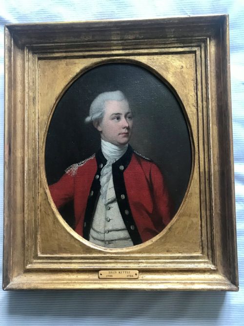 fig 1. Portrait of an Officer c. 1770; by Tilly Kettle.