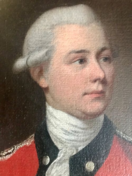 fig 2. Portrait of an Officer c. 1770; by Tilly Kettle.