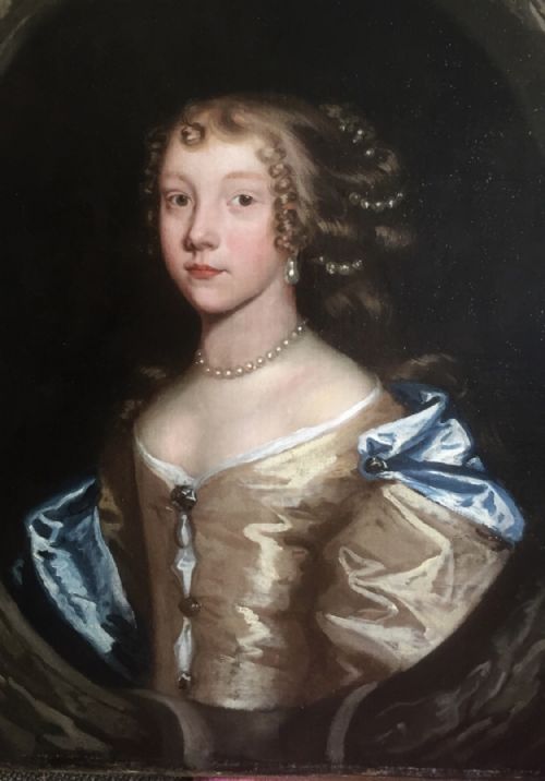 Portrait of a Young Lady C.1665; Attributed to John Greenhill.