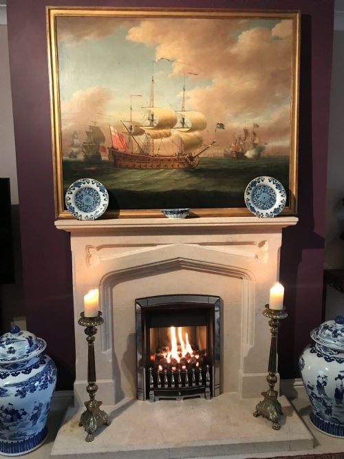 Portrait of a Royal Navy Warship; Attributed to Robert Woodcock (1690-1728)