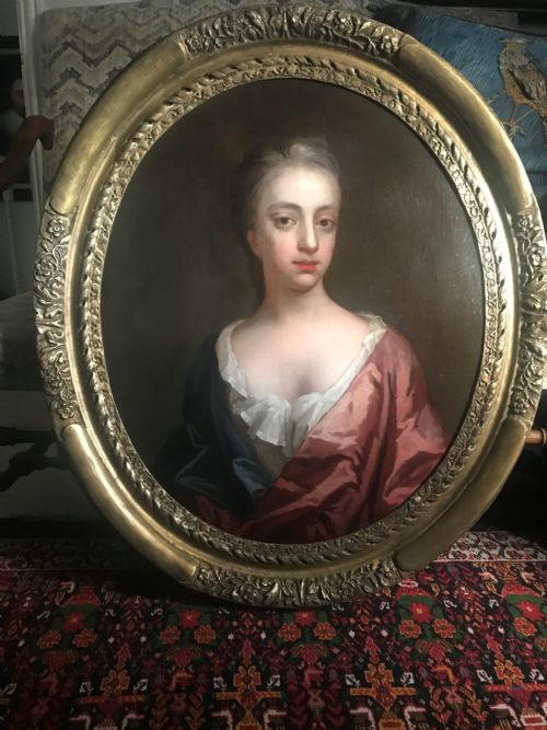 Portrait of Martha Lovelace, Baroness Wentworth C.1692; Studio of Kneller.