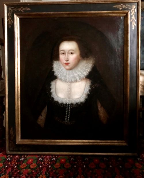 Portrait of Mary, Lady Vere; Circle of William Larkin.