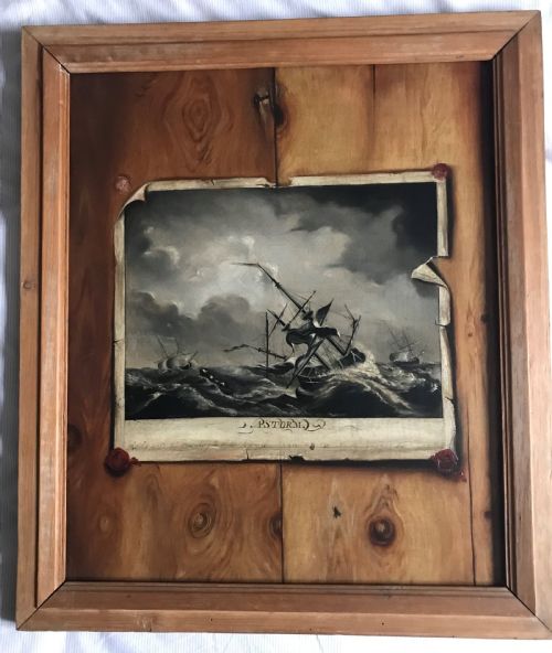 A Still Life Trompe L'oeil C.1850; Manner of Strickland Lowry.