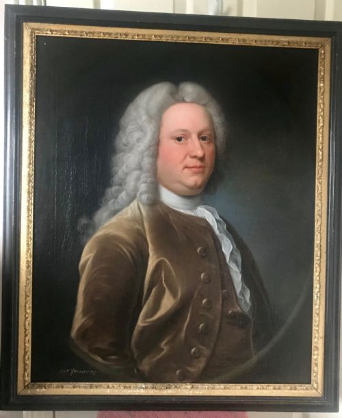 Portrait of William Grenaway 1730, by John Theodore Heins.
