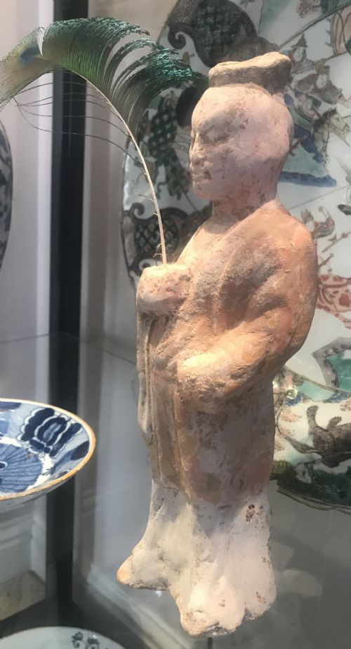 fig 1. Tang Dynasty Attendant Figure, 7th - 10th century