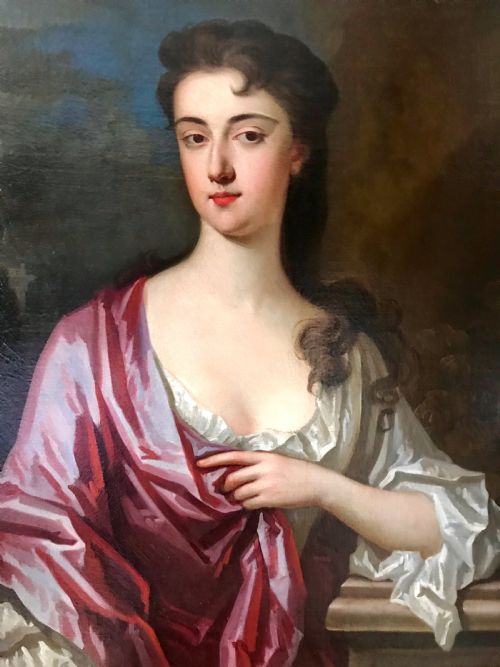 fig 1. A Lady of the Sparkes family c1700; Follower of Dahl.