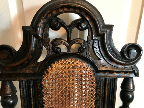 'JAPANNED' CHAIR C1700 15 - ADDITIONAL PHOTO 2