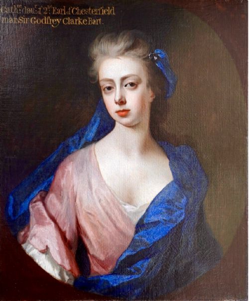 fig 1. Portrait of Lady Catherine Stanhope c.1706; by Michael Dahl.