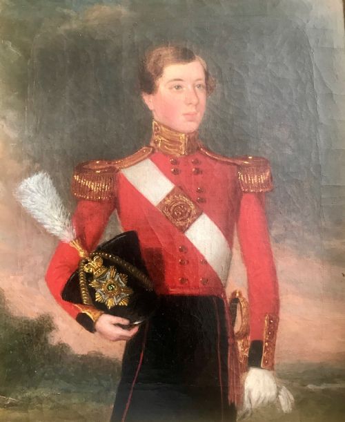 fig 1. Portrait of Captain John Spring c.1835; Attributed to William Salter.