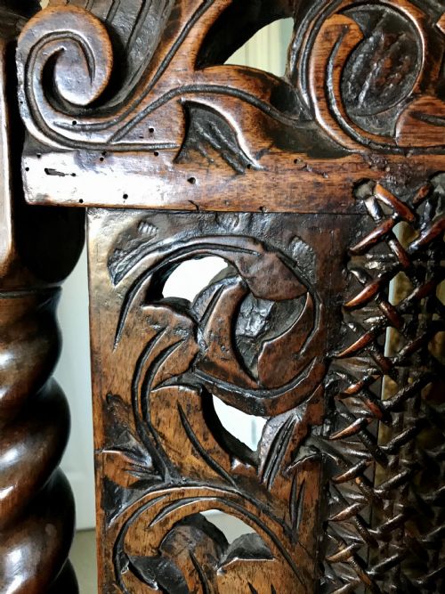 JAMES II WALNUT ARMCHAIR C1685 - ADDITIONAL PHOTO 6