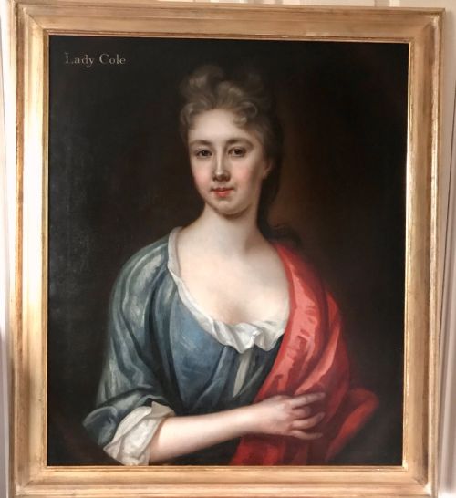 Portrait of Lady Cole C.1700; Follower of Kneller.
