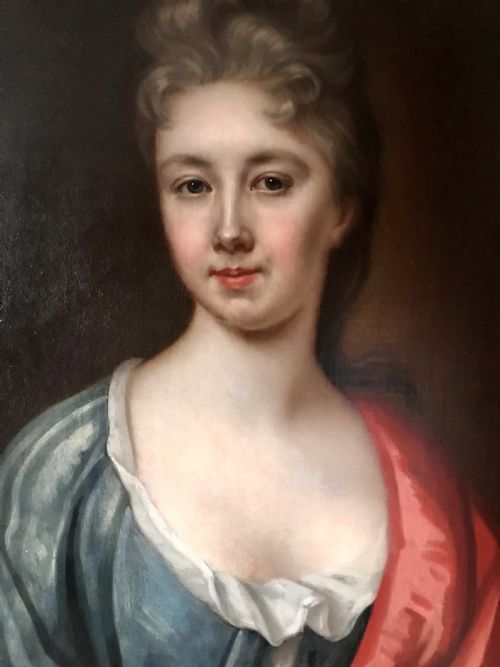 fig 1. Portrait of Lady Cole c.1700; Follower of Kneller.