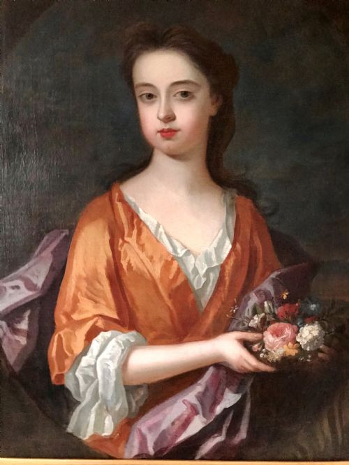 fig 1. Portrait of a Young Girl c.1710; Circle of Charles D'Agar.