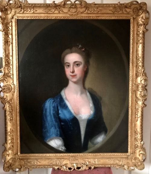 Portrait of Martha Clay (Nee Rowley) C.1735; Follower of Kneller.