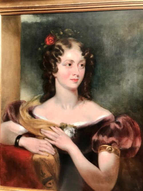 fig 1. Portrait of a Young Lady c.1835, Circle or Studio of Sir Martin Archer Shee.
