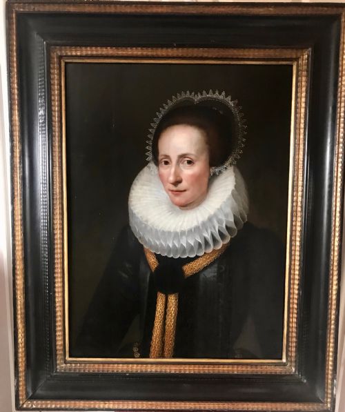Portrait of Catharina De Rechtere C.1610; Studio or Circle of Cornelis Van Der Voort.