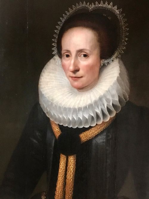 fig 1. Portrait of Catharina de Rechtere c.1610; Studio or Circle of Cornelis van der Voort.