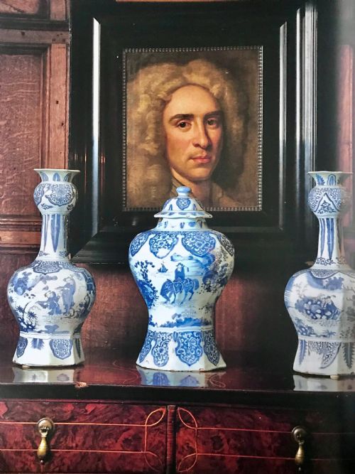 fig 1. Portrait thought to be of Benjamin Clapham of Braithwaite Hall, West Witton, Yorkshire c1730, by John Vanderbank.