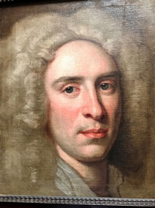 fig 2. Portrait thought to be of Benjamin Clapham of Braithwaite Hall, West Witton, Yorkshire c1730, by John Vanderbank.