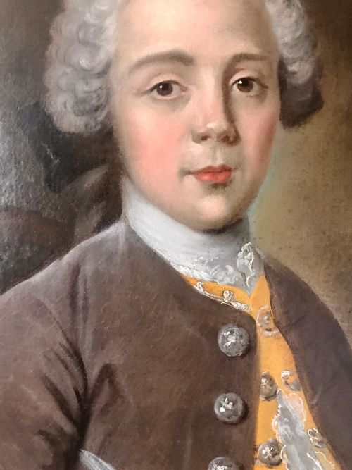 fig 2. Portrait of a Young Man Writing c.1760; Studio or Circle of Drouais.