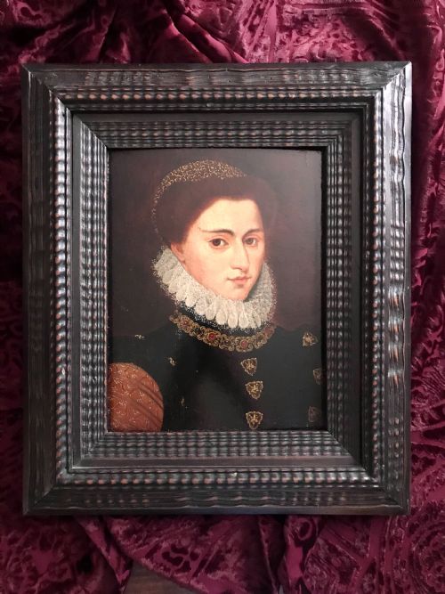 Portrait of Mary, Queen of Scots; Manner of Francois Clouet.