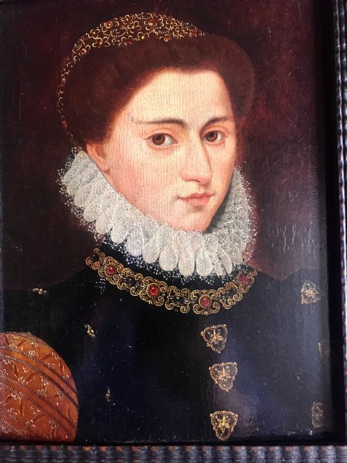 fig 1. Portrait of Mary, Queen of Scots; Manner of Francois Clouet.