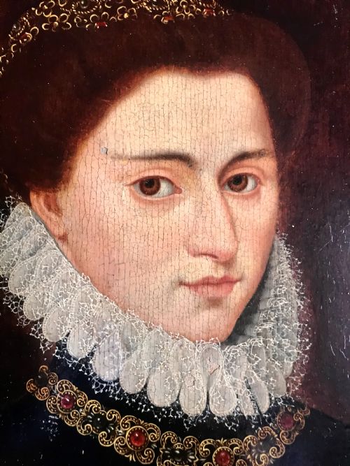 fig 2. Portrait of Mary, Queen of Scots; Manner of Francois Clouet.