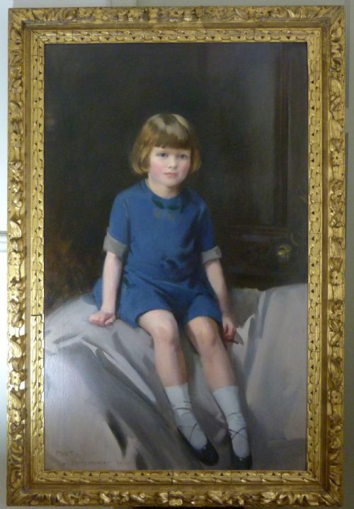 Portrait of 'Micky', 1920, by John Young-hunter Rba.