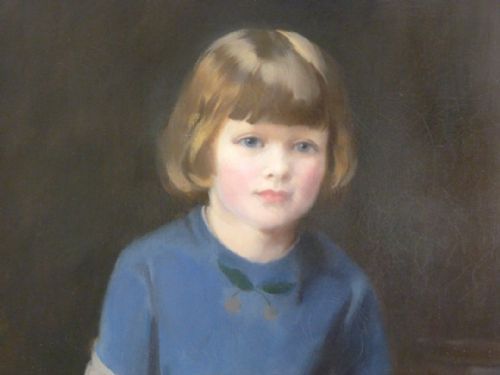 fig 2. Portrait of 'Micky', 1920, by John Young-Hunter RBA.
