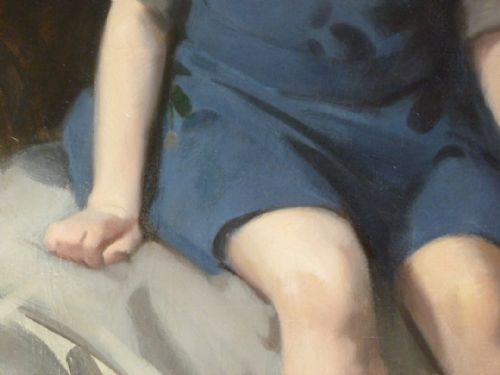 fig 4. Portrait of 'Micky', 1920, by John Young-Hunter RBA.