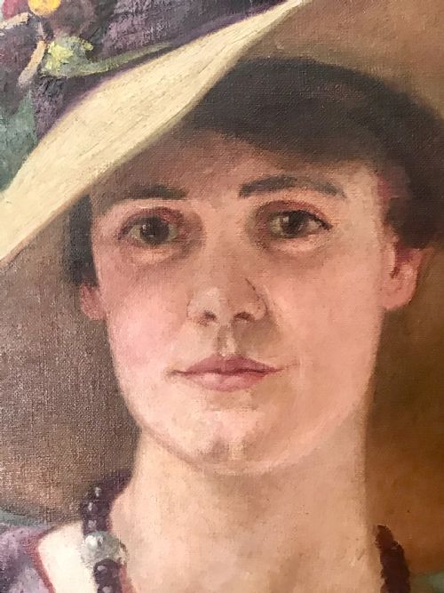 fig 3. Portrait of Margery Angelo Swynnerton, 1917, by Frederick Swynnerton.