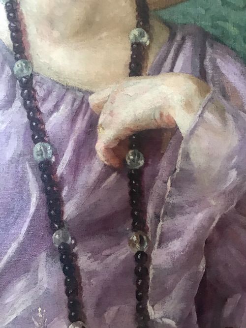fig 4. Portrait of Margery Angelo Swynnerton, 1917, by Frederick Swynnerton.