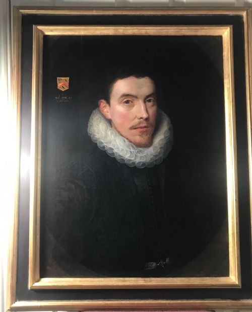 fig 1. Portrait of Tristram(?) Stafford, 1613; Circle of Paul van Somer.