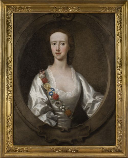 Portrait of Mrs. Mackintosh C.1735-6, by Allan Ramsay.
