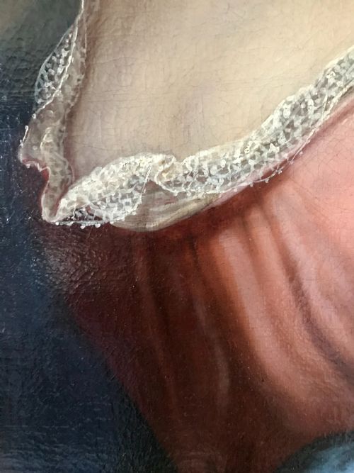 PORTRAIT OF METTE DOROTHEA NIELSDATTER RANDULF C1712 NORWEGIAN SCHOOL - ADDITIONAL PHOTO 4
